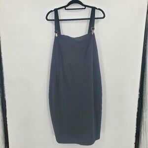 ◇ Take Nine Maternity Black Sleeveless Midi Dress Size XL Black
